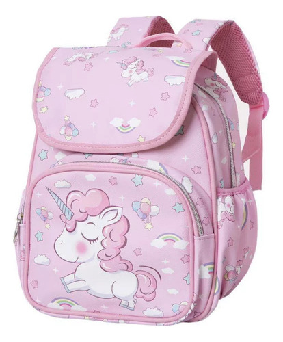 Mochila Escolar Impermeable Para Niños Cartoon Kitty Color Djs