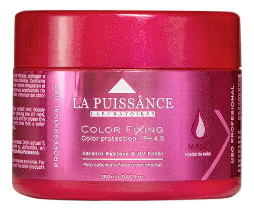 La Puissance Fijador De Color Máscara Cabello Teñido 3c