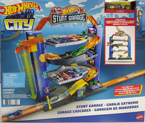 Pista Hot Wheels Garaje Extremo 