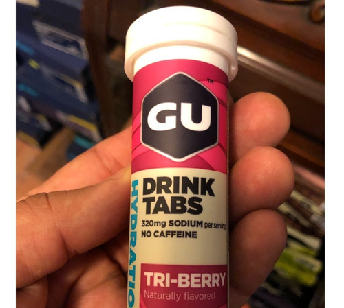 Tableta Hidratante Electrolitos Efervescente  Gu Drink Tabs