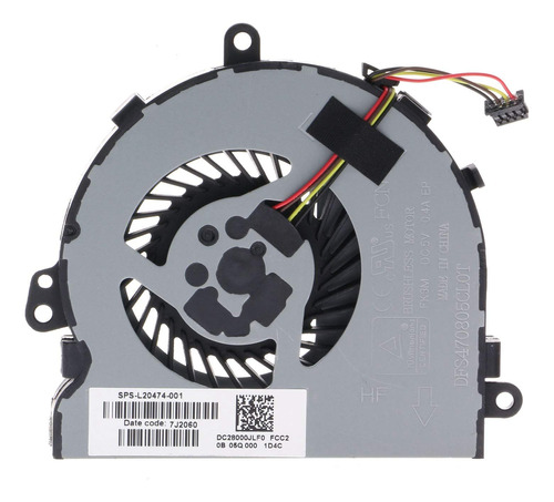 Cooler Interno Para Hp 15-da. 15-db. 15-di. 15-dr. 15q-dx.  