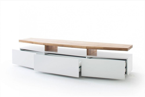Imagen 4 de 7 de Mueble Para Tv Moderno Ref: Hifi En Lacada Y Madera