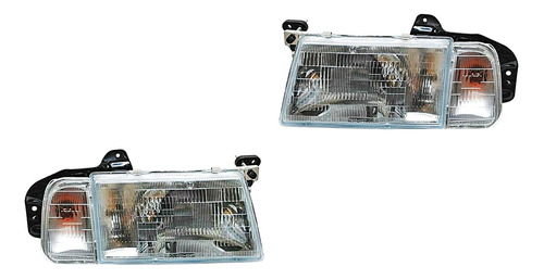 Par Faros C/base C/cuarto Chevrolet Tracker 90-98 Tyc