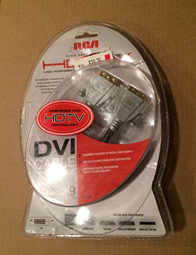 Rca Dt9dvid 9 Ft Dvi Digital Video Interface Cable 29.5