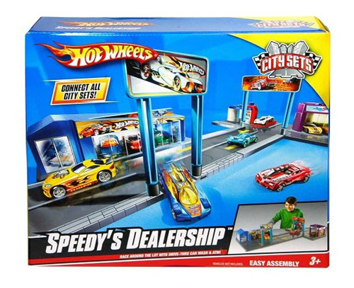 Hot Wheels Speedy Concesionario Vehículo Playset