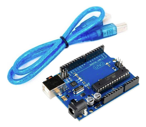 Placa Atmega328 + Atmega16u2 Uno (compatível C/ Ide Arduino)