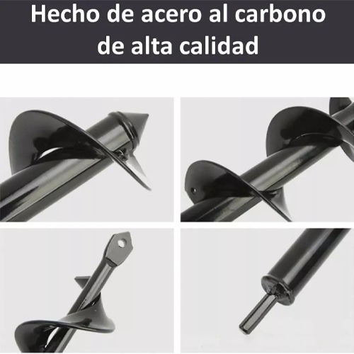 3 Brocas Ahoyador Plantar Jardín Para Taladro Común