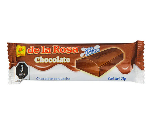 Chocolate Con Leche Estilo Suizo De La Rosa 21g