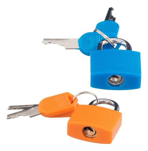 Mini Candado Con Llaves Cerradura Pequeña Para Locker Gym