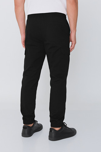Pantalón Hombre Cargo Jogger Importado Joger Gabardina