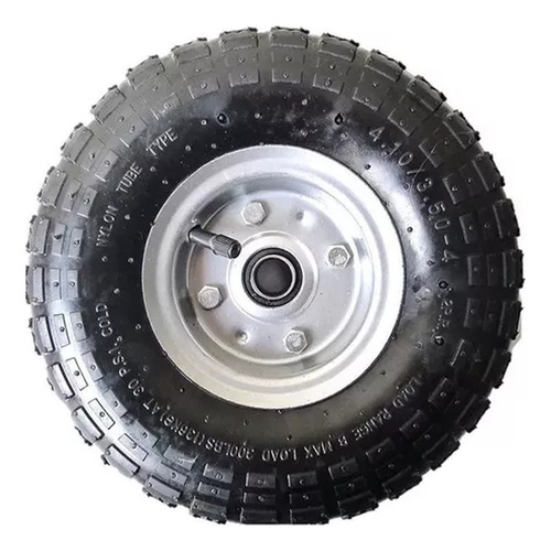 Pack 4 Rueda Inflables 10 Pulgadas Yegua Carro