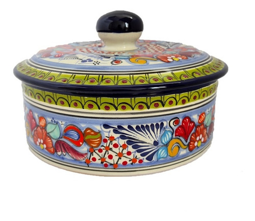 Tortilleros Artesanales De Talavera Premium 3pzas