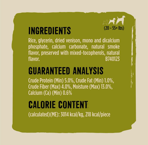 Purina Prime Bones Chew Stick With Wild Venison 16 Ct.