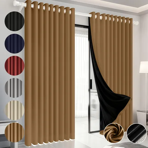 Cortina Blackout Para Ventana 280x240cm Para Habitacion Sala