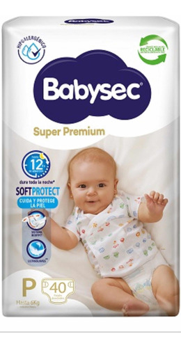  Pack Babysec Rn + P 74 Pañales Super Premium
