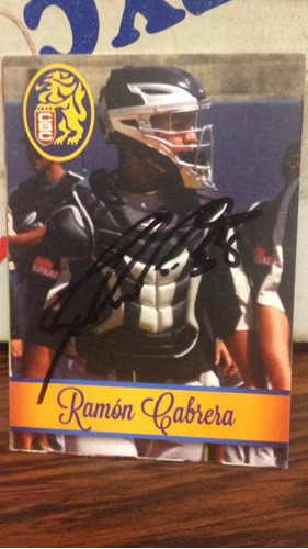 Rigoju Barajita Autografiada Ramón Cabrera Album 2015