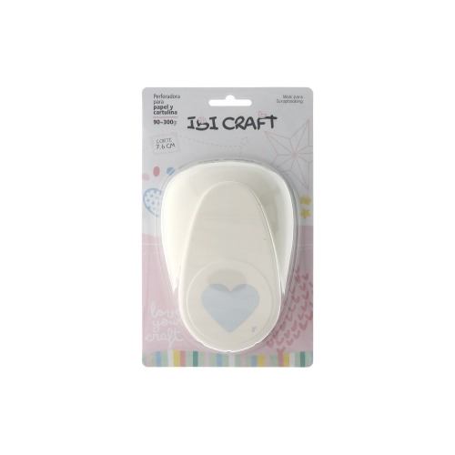 Perforadora Artística Sacabocado Corazon 75mm 3'' Ibi Craft