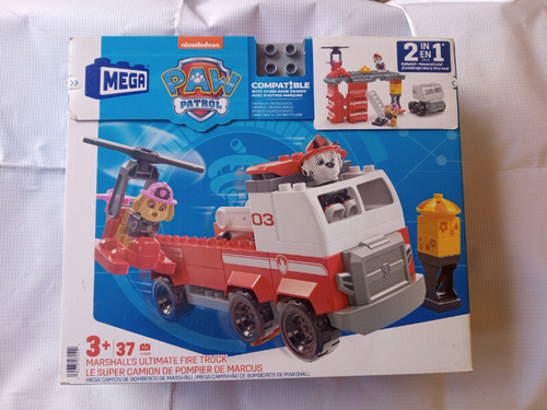 Paw Patról Mega Bloks Camión De Bomberos 