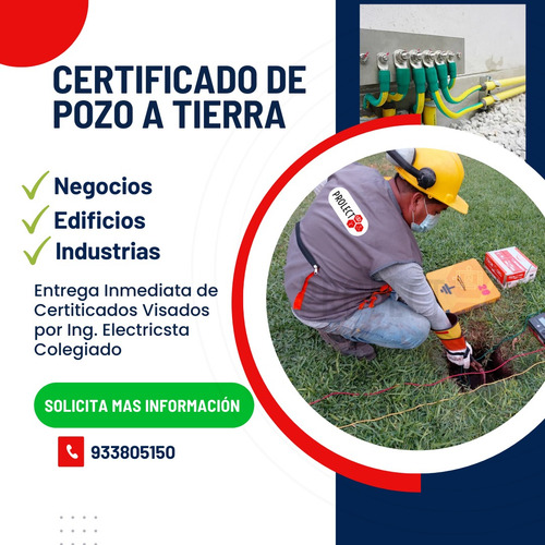 Certificado De Pozo A Tierra | Lima