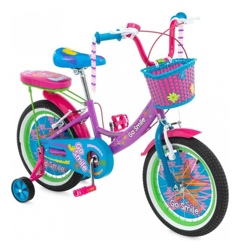 Bicicleta Getgo Go Smile 16 Multicolor