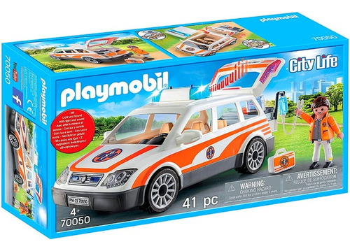 Playmobil 70050 Vehículo C/ Luz Y Sonido-bunny Toys