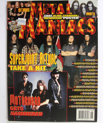 Gusanobass Revista Metal Maniacs Ago 02 Motorhead Blind Guar