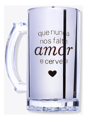 Caneca De Chop 450ml Eletrostatica - Zona Criativa Cor Coracao Sonhou Emoticons