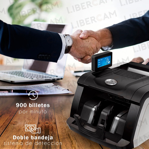 Imagen 8 de 10 de Contadora De Billetes Máquina Cuenta Dinero Detector Falsos