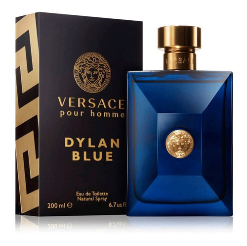 Perfume Dylan Blue 200ml Edt Versace Hombre / Lodoro