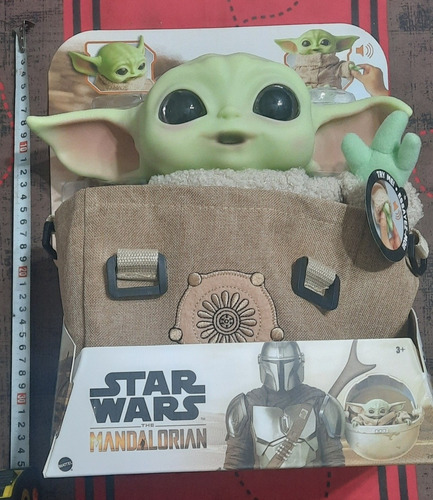 Star Wars Beby Yoda Mattel. Con Morral Y Sonidos. Disponible