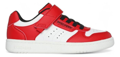 Zapatillas Urbanas Niño Skechers Quick Street Rojo/blanco