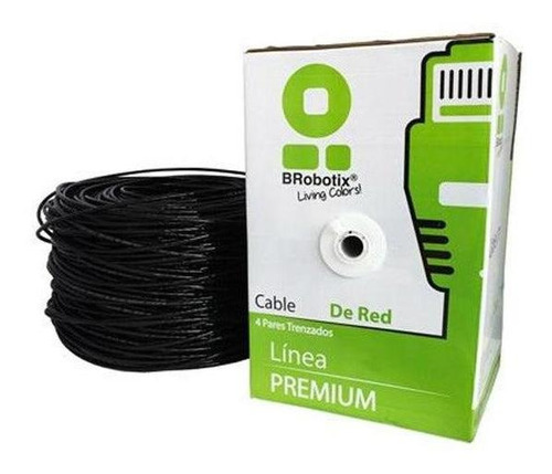 Metro De Cable Utp Cat 6, Exterior, Doble Forro, Brobotix 17