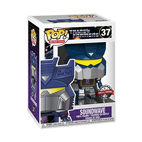 Funko Pop Transformers 37 Battle Damaged Soundwave, Exclusiv