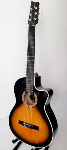 Imagen 8 de 9 de Guitarra Acústica En Cedro+ Forro+método+puá+envíosgratis