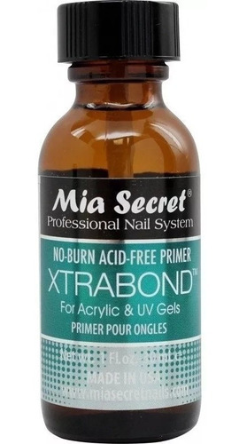  Xtrabond 30ml Mía Secret. Primer Sin Ácido Para Uñas 