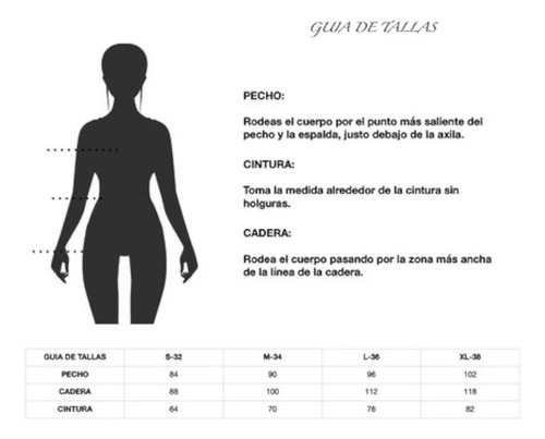 Traje De Baño Completo | Negro | Control Abdomen | Talla Xl