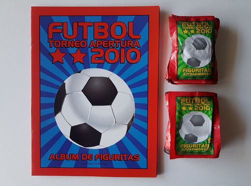 Álbum Fútbol Torneo Apertura 2010 No Oficial Más 50 Sobres