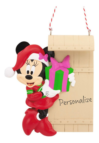 Disney Adorno Árbol Navidad Minnie Mouse Navideña Hallmark Color Multicolor Christmas Mickey