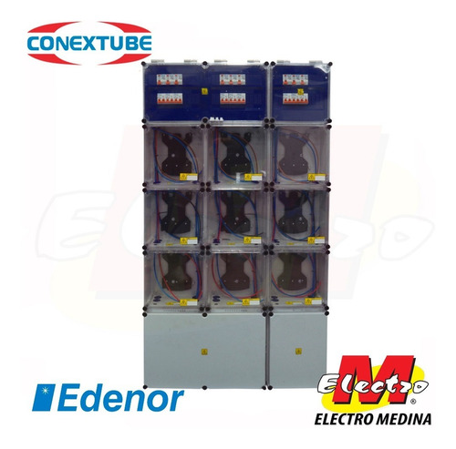 Gabinete 9 Medidor Tm  Y Dif Edenor Conextube Electro Medina