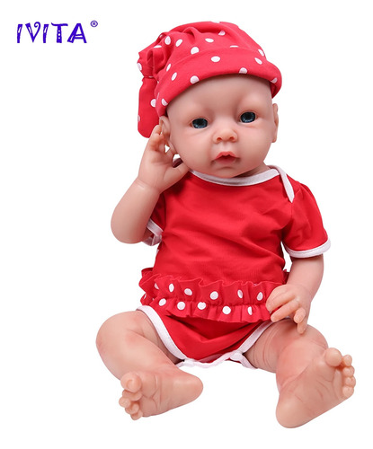 Ivita-mu?eca Reborn De Silicona Pintada Para Ni?os