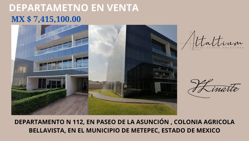 Departamento En Venta En Metepec Edomex I Vl11-bd-058