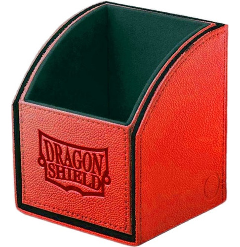 Dragon Shield Nest 100 Rojo Deck Box Tipo Cuero