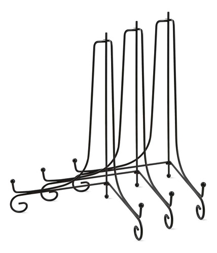 Sntieecr Paquete De 3 Soportes De Exhibicin De Hierro Grande