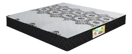 Colchão Casal Gazin 138x22x188cm - Densidade D33 Cr403b Cor Preto/branco