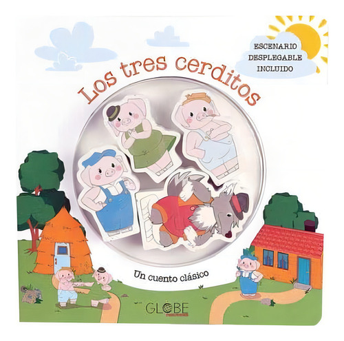 Los Tres Cerditos, De Vários Autores. Editorial Globe, Tapa Dura En Español