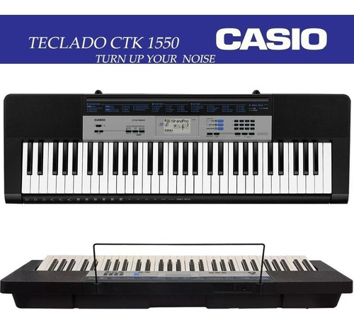 Teclado Casio Ctk 1550 5/8 61 Teclas 120 Timbres Lançamento