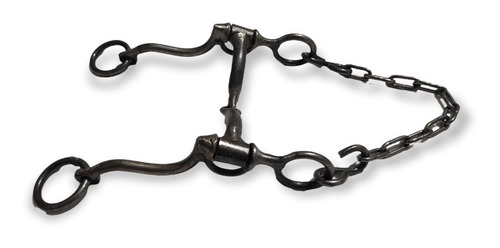 Imagen 3 de 7 de Freno Filete Cuarto De Milla Acero Pulido Para Apero Recado