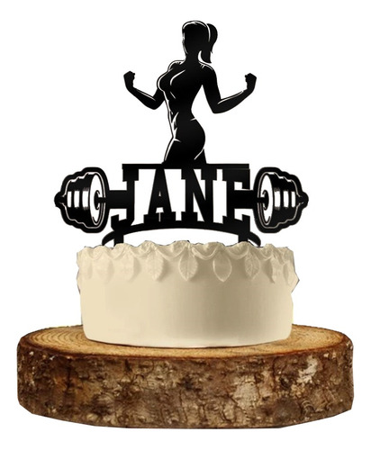 Cake Topper Adorno Torta - Fisico Culturista Fitness Gym