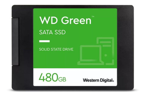 Disco Solido Ssd Western D. 480gb Sata Iii 2.5  7mm Green