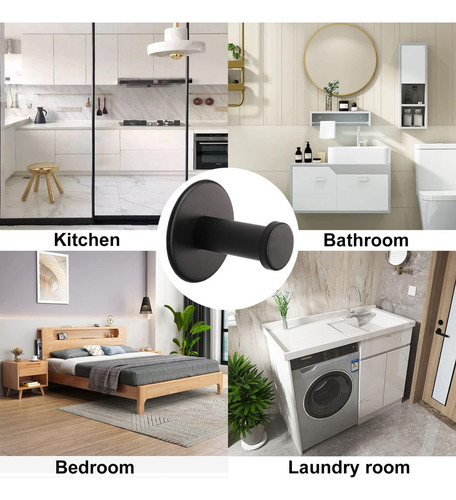 Gancho Para Toalla De Baño Autoadhesivo De Acero Inoxidable